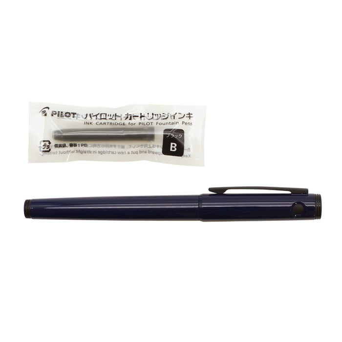 Pilot Lightive F Fine Point Fountain Pen Active Navy - Pilot FLT2SRANVF