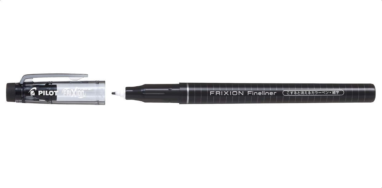 Pilot Friction Fineliner - Fine Point Black Marker Pen by Pilot