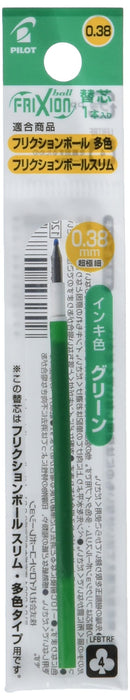 Pilot Frixion Ball Slim 0.38mm 绿色墨水补充包 - LFBTRF12UFG