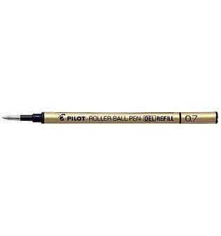 Pilot Brand 0.7mm 黑色凝胶圆珠笔替换芯 BLG-7-B