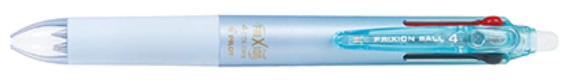 Pilot Frixion Ball 4 漸層淺藍色 0.38 毫米 4 色可擦中性筆