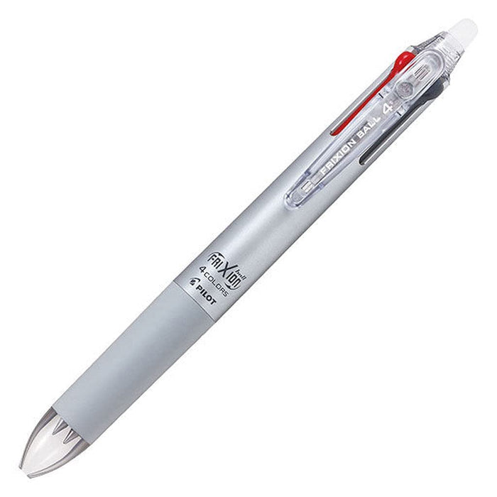 Pilot Frixion Ball 4 Gradient Silver 0.38mm 4-Color Gel Ink Erasable Pen