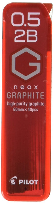 Pilot Neox Graphite 2B 0.5mm Mechanical Pencil Lead Pack of 40 Leads