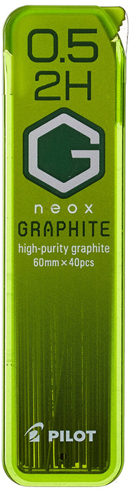 Pilot Neox Graphite 0.5mm 2H Mechanical Pencil Lead 40 Pieces