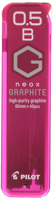 Pilot Neox Graphite 0.5mm B Mechanical Pencil Lead 40 Pieces Set