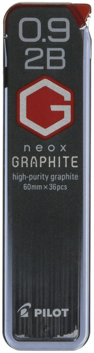 Pilot Neox Graphite 0.9mm 2B Mechanical Pencil Lead - 36 Pieces