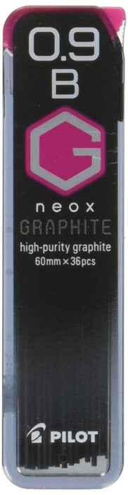 Pilot Neox Graphite 0.9mm B Mechanical Pencil Lead 36 Pieces Pack