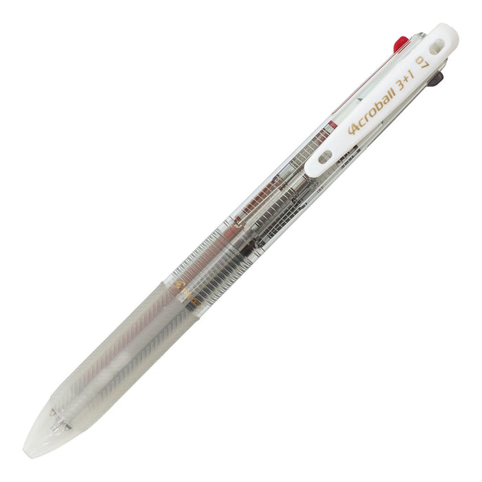 Pilot Acroball 3+1 Multi-Function Pen - 3-Color 0.7mm Ballpoint (Black Red Blue)