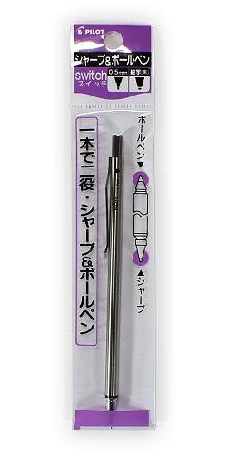 Pilot Birdy Switch Multi-Function 0.7 Pen in Stylish Silver - Phsb50Ssb Series