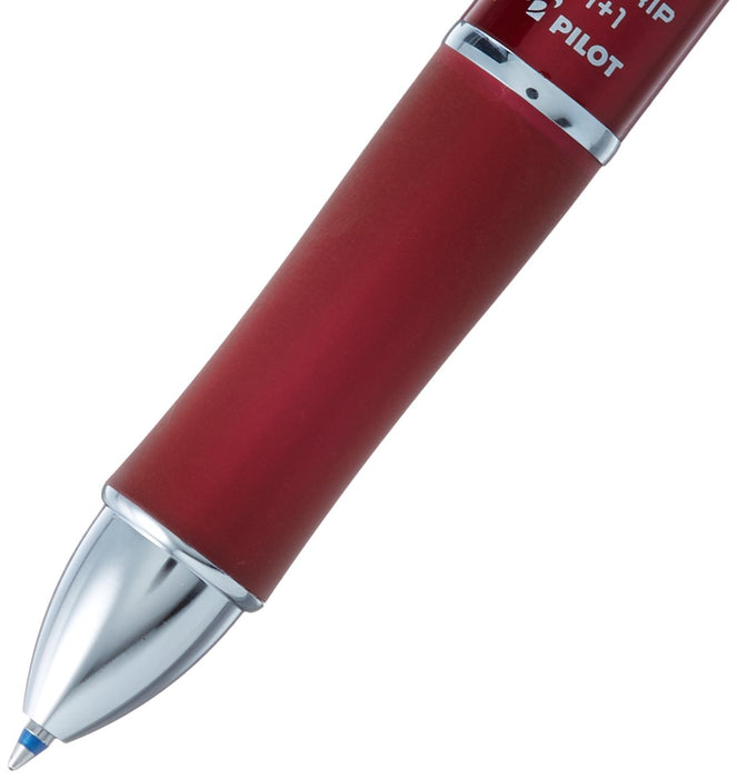 Pilot Doctor Grip 4+1 Bordeaux Multifunctional Pen with 0.7mm Ballpoint & 0.5mm Sharp