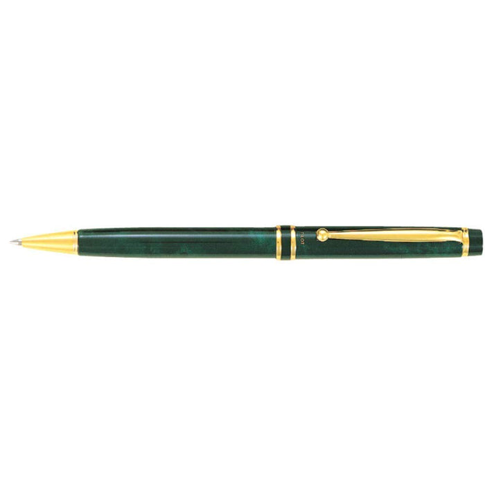 Pilot BG-500R-BG Glance 0.7mm Black-Green Oil-Based Ballpoint Pen