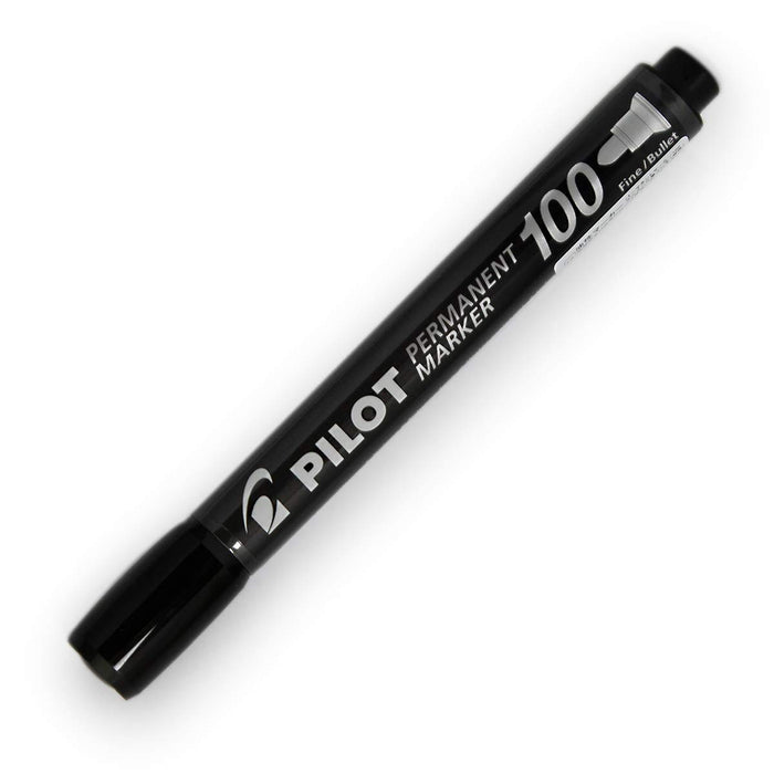 Pilot Medium Point Black Permanent Marker Round Core Pmpm10Fb