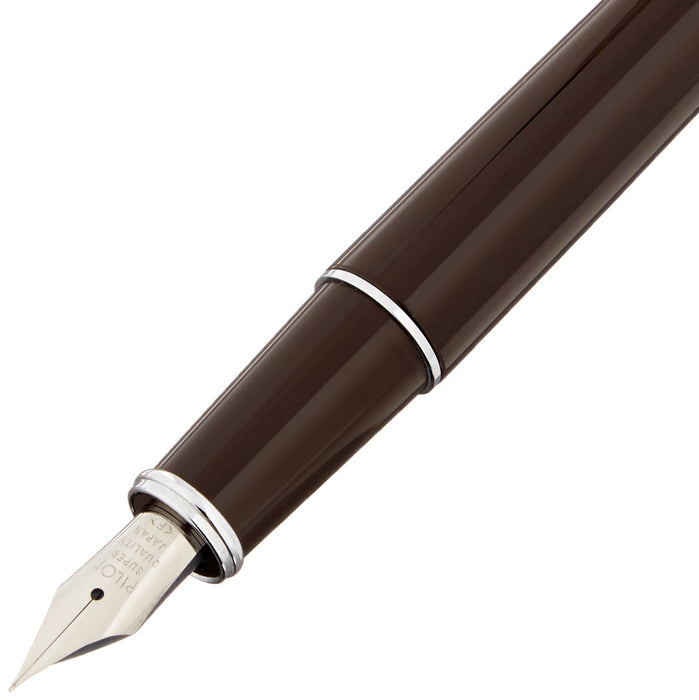 Pilot Prera​​ 細尖鋼筆，棕色 FPR-3SR-BN-F 型號