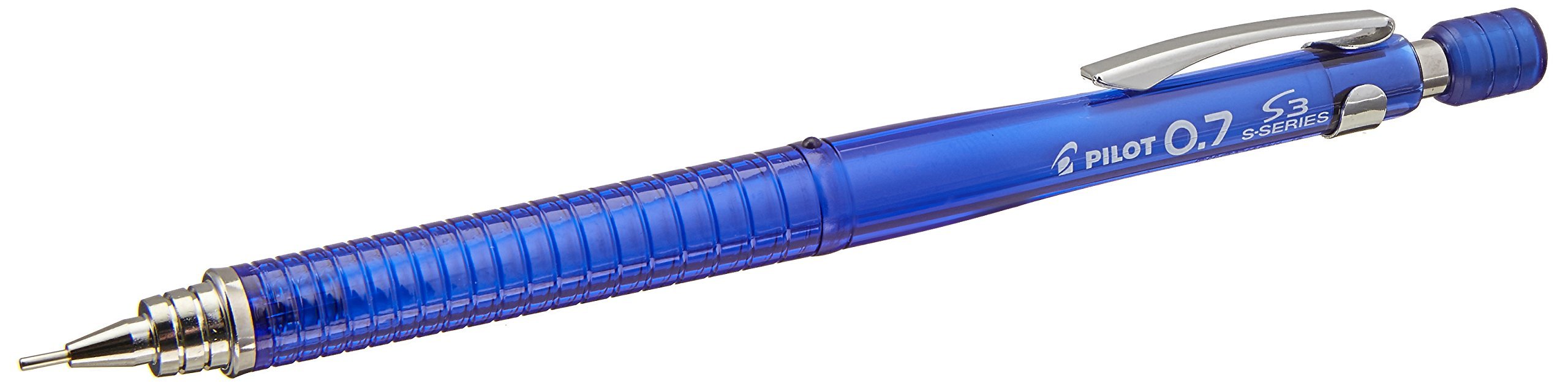 Pilot S3 Transparent Blue Mechanical Pencil 0.7mm Lead Compatible - HPS-30R-TL7