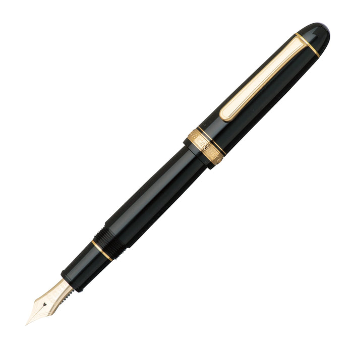 Sailor Fountain Pen - Platinum #3776 Century #1 Black in Black