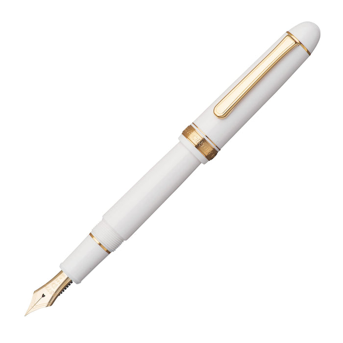 Platinum Fountain Pen #3776 Century Medium Point Chenonceau White Size 139.5x15.4mm 20.5g