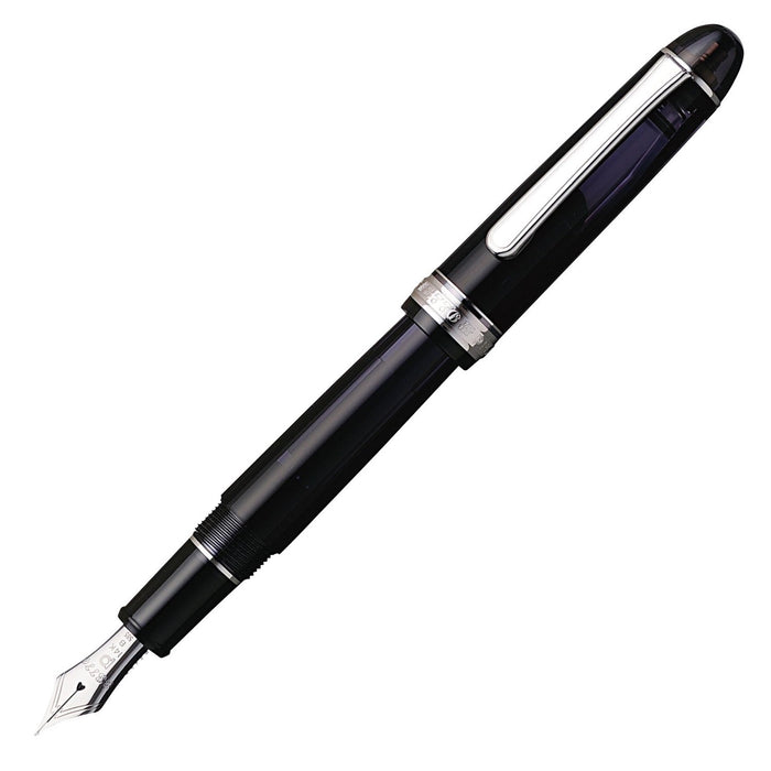 Platinum Fountain Pen #3776 Century Black Diamond Medium Point