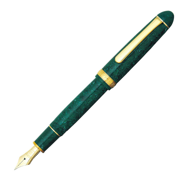 Platinum Brand Bold Emerald Celluloid Fountain Pen PTB-35000#45-4