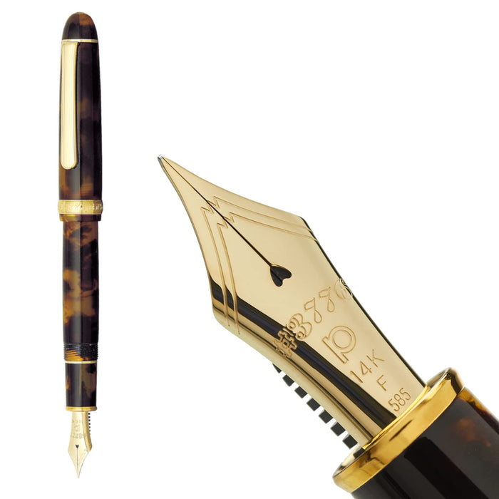 Platinum Fine Point Fountain Pen Bekkou Celluloid Design - PTB-35000#62-2