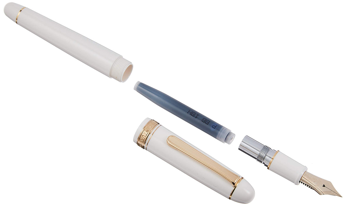 Platinum Fountain Pen Century - Ultra Fine Chenonceau White