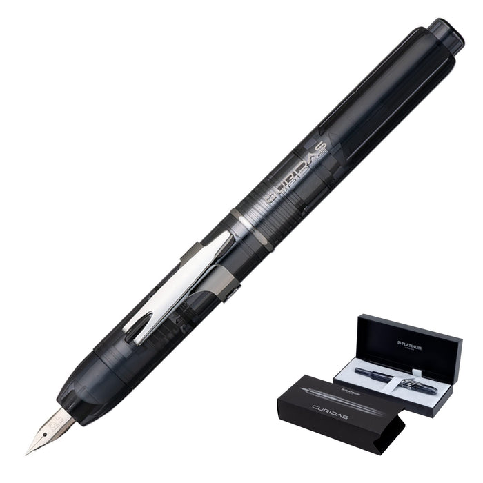 Platinum Fountain Pen Curidas Medium Point Graphite Smoke Pkn-7000#7-3