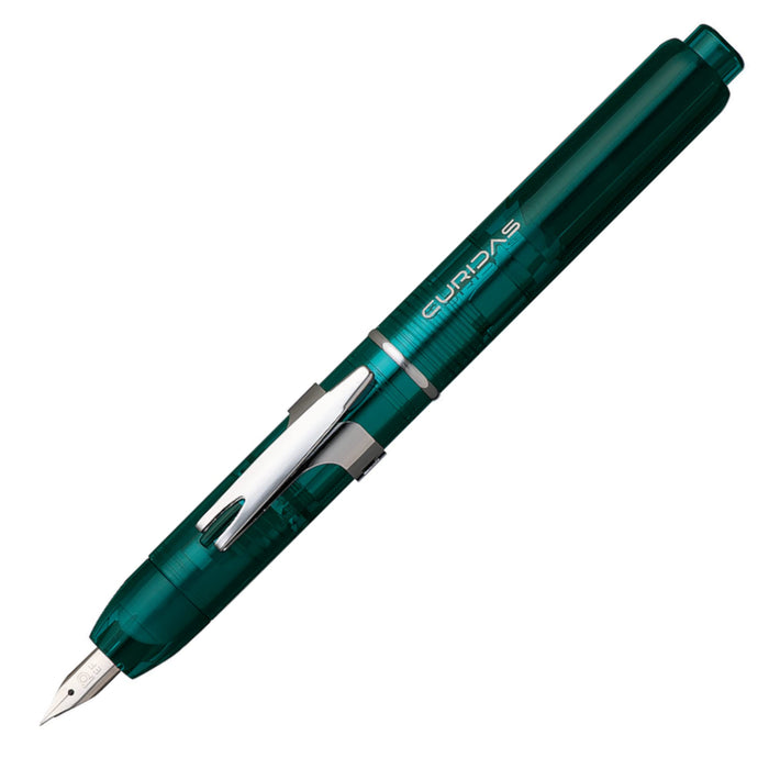 Platinum Fountain Pen Curidas Fine Point in Urban Green PKN-7000#43-2