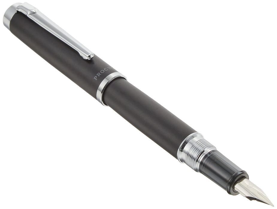 Platinum Fountain Pen Medium Nib Luster Black Mist Dual-Use Regular Import Pns-8000 1-3