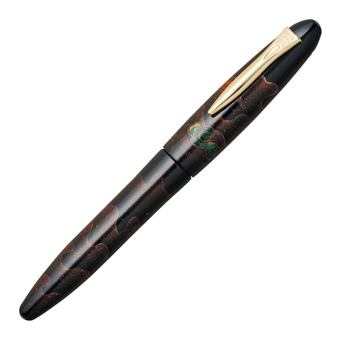 Platinum Izumo Yakumo Painting Silver Line Fountain Pen Medium Point Piz-80000N 91-3 Dual-Use