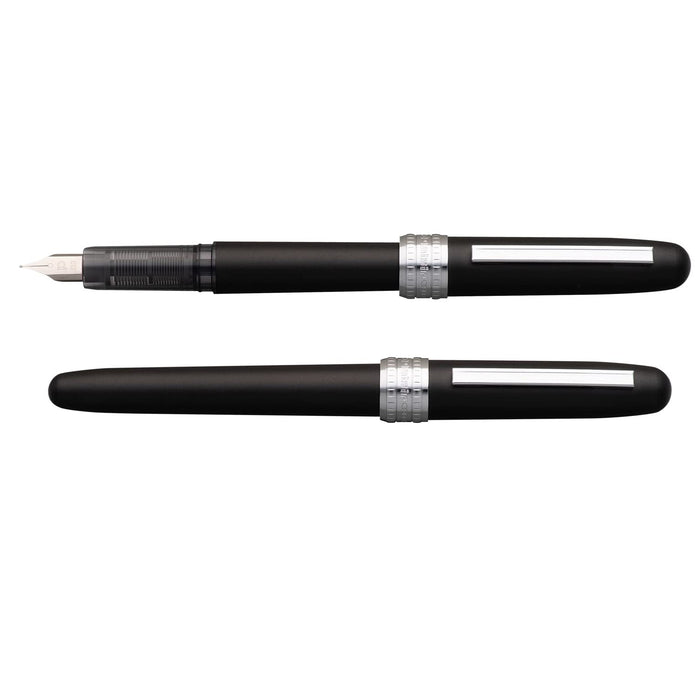 Platinum Plaisir Black Mist Fine Point Fountain Pen PGB-1500#1-2