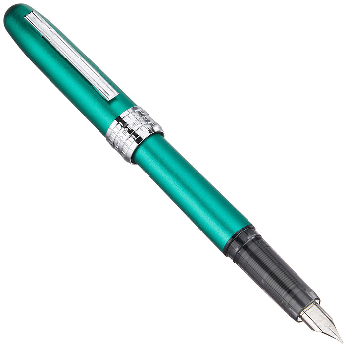 Platinum Plaisir Teal Green Fine Point Fountain Pen Pgb-1500#45-2