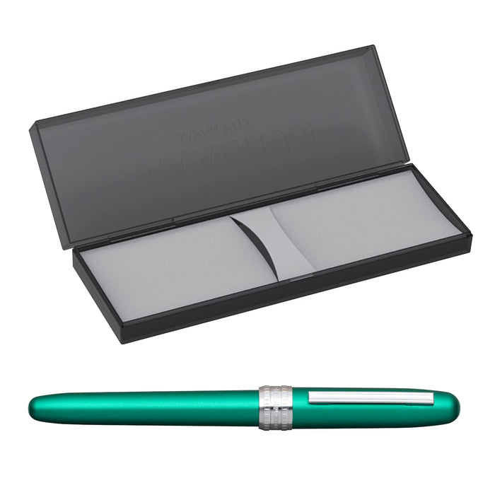 Platinum Plaisir Medium Point Fountain Pen in Teal Green