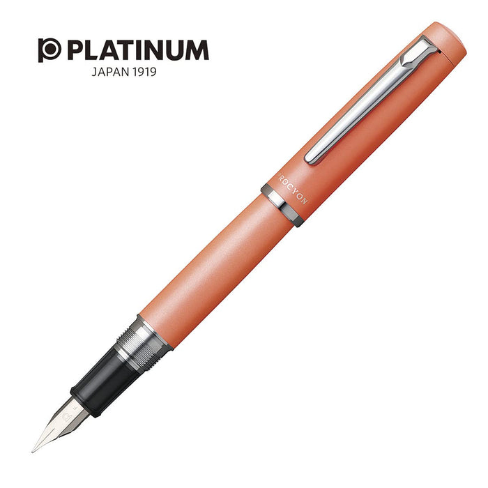 Platinum Procion Fountain Pen Persimmon Orange Medium Point #25 PNS-5000