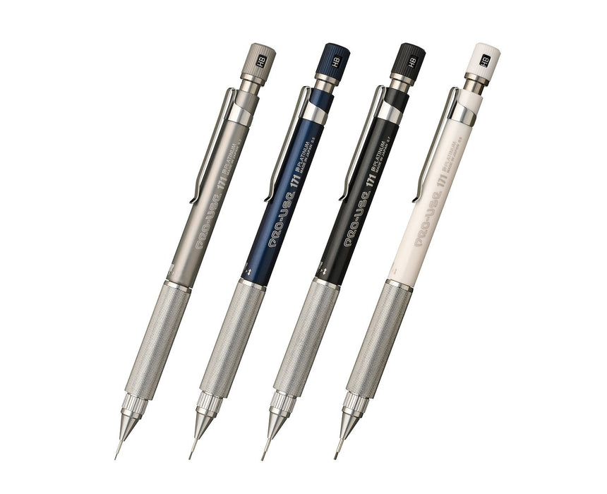 Platinum Fountain Pen Professional Use 171 0.9mm Mechanical Pencil White Msda-1500D#3