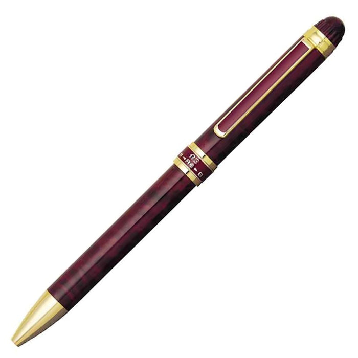 Platinum Fountain Pen Double Action Multifunctional Red Marble MWB-3000RN#70