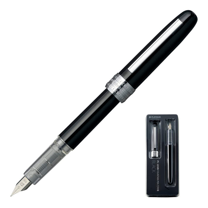 Platinum Plaisir PGB-1000#1 Fountain Pen in Sleek Black