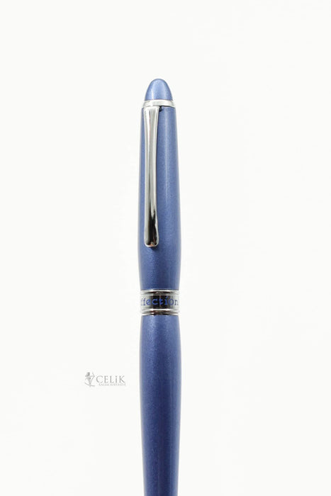 Platinum Fountain Pen Paf5000 - Thin Shaft Sleek Metallic Blue Finish