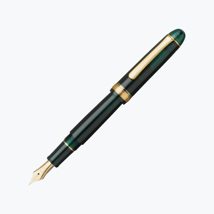 Platinum #3776 Century Extra Thick Fountain Pen in Laurel Green