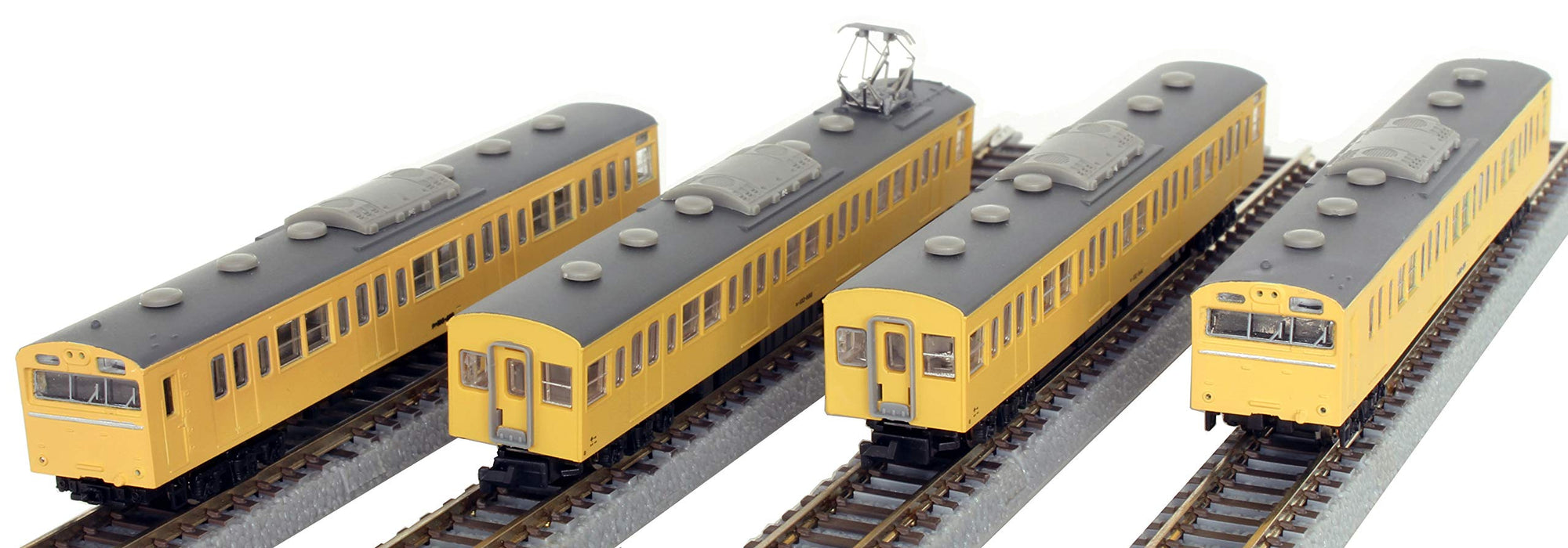 Rokuhan Z Gauge 4 節車廂基本套組 - Jnr 103 系列金絲雀高駕駛室火車模型