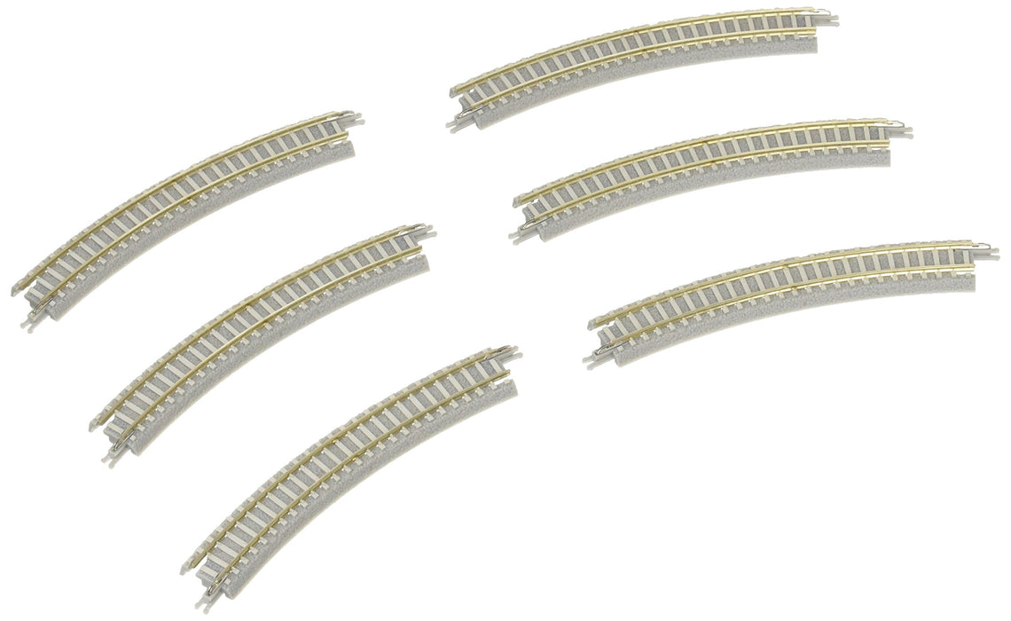 Rokuhan Z 轨距轨道 6 件 R066：Rokuhan 生产的 R195-30° 倾斜轨道