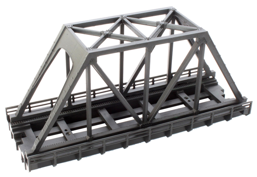 Rokuhan Black Single Track Short Truss Bridge for Z Gauge