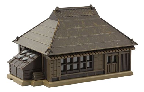 Rokuhan Z Gauge S025-3 Brown Tin Roof Farmhouse Model by Rokuhan