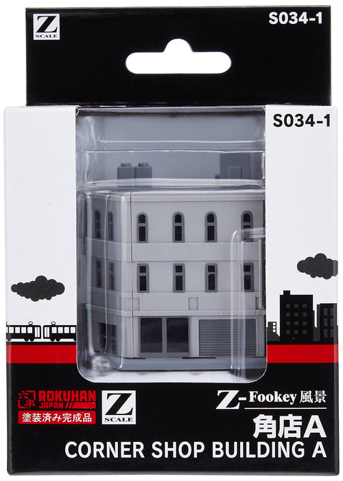 Rokuhan Z Gauge Corner Store Building A S034-1 Model by Rokuhan