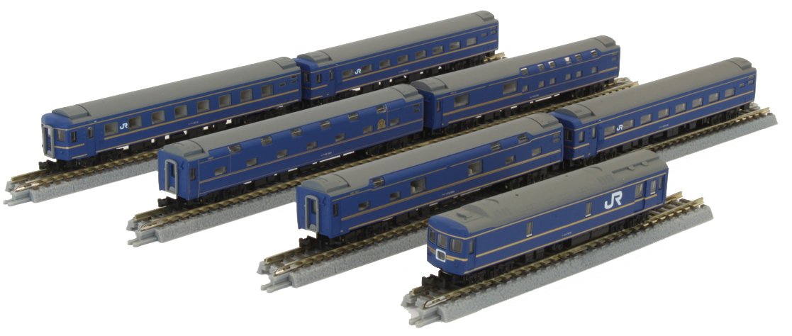 六半 Z Gauge T017-1 24 系列 - JR 東日本北斗星北海道 7 輛汽車基本套裝