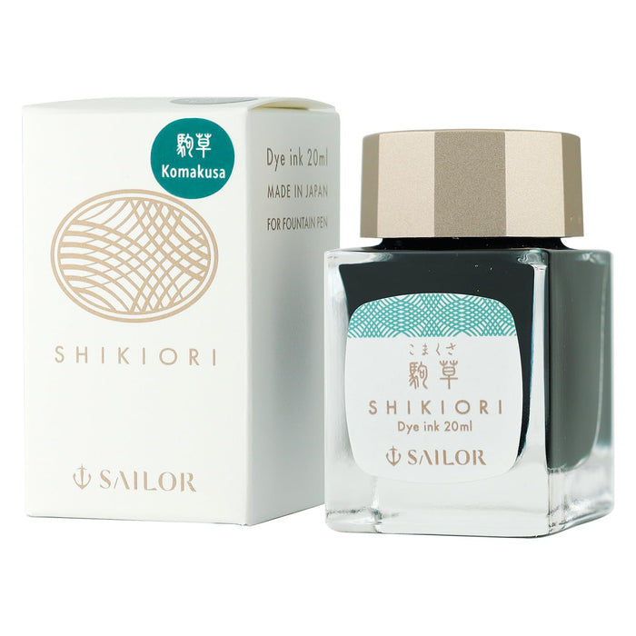 Sailor Fountain Pen Shikiori Sansui Komagusa 20ml Bottle Ink Dye 13-1008-230