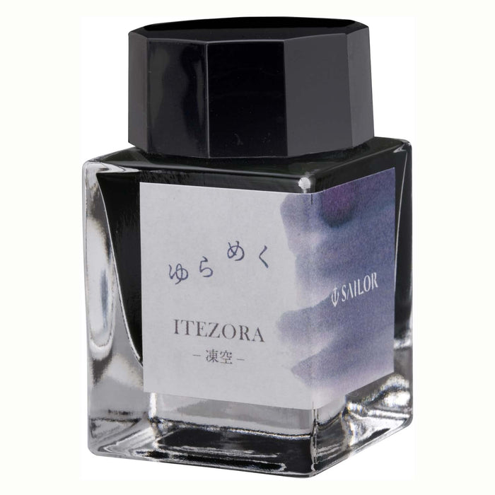 Sailor 钢笔 Itezora 染料 20ml 闪光冰冻天空墨水 13-1529-206