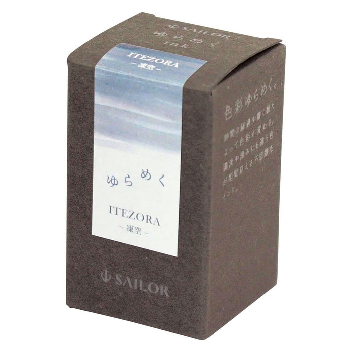 Sailor Fountain Pen Itezora Dye 20ml Shimmering Frozen Sky Ink 13-1529-206