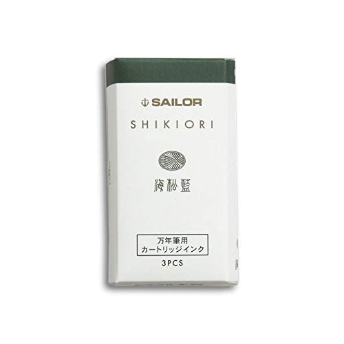 Sailor Fountain Pen Shiki Ori Miruai Ink Cartridge Pack of 3