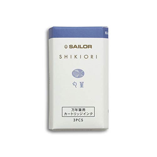 Sailor Fountain Pen Shikiori Nioi Sumire Ink Cartridge - 3 Pieces Pack