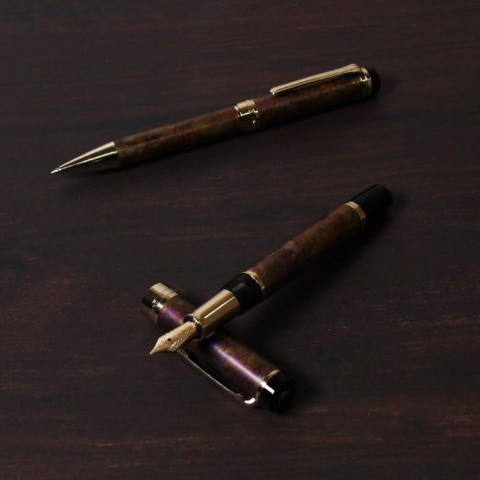 Sailor 10-5055-280 Fine Point Fountain Pen in Patina Brown Sailor Fountain Pen Collection