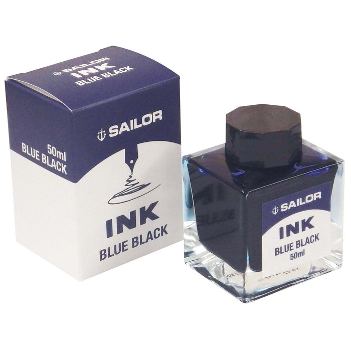 Sailor Fountain Pen Blue Black Dye Bottle Ink 50ml - 13-1007-244